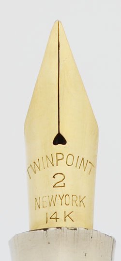 Pen-O-Pencil Twinpoint Combo Pen - Gold Filled Lined
